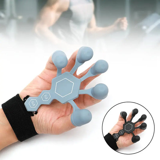 Finger Strengthener & Exerciser - Hand Grip Strengthener for Finger Extensor Training, Finger Gripper Exercise Equipment Flexcore Fitness